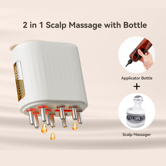 Electric Scalp Massager & Hair Oil Applicator Brush