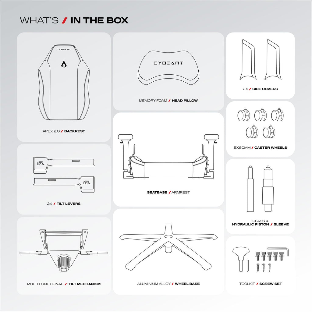 Apex Series - X11 Gray Gaming Chair