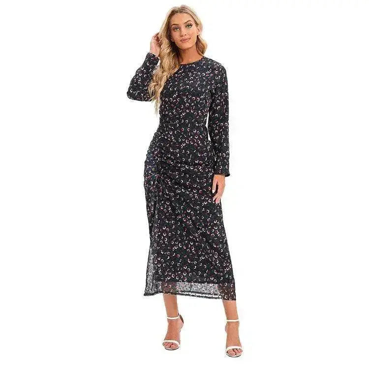 Arab  Fashion Hijab Dress Printed Abayas For Women