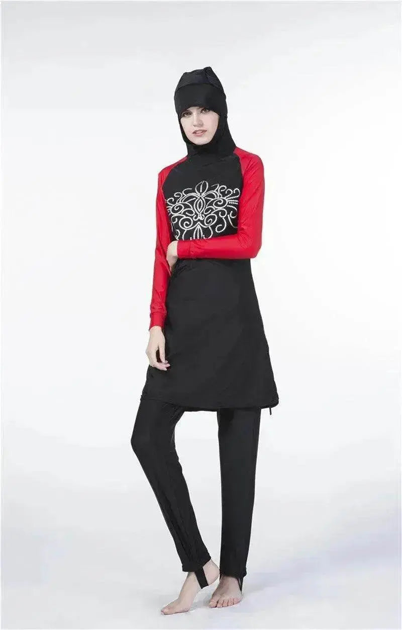 Arab  One Piece Swimsuit Women's Long Sleeve Swimsuit