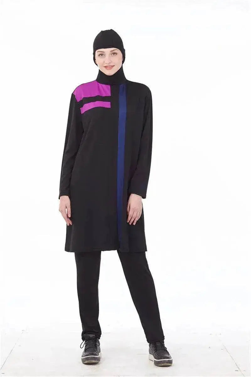 Arab  One Piece Swimsuit Women's Long Sleeve Swimsuit