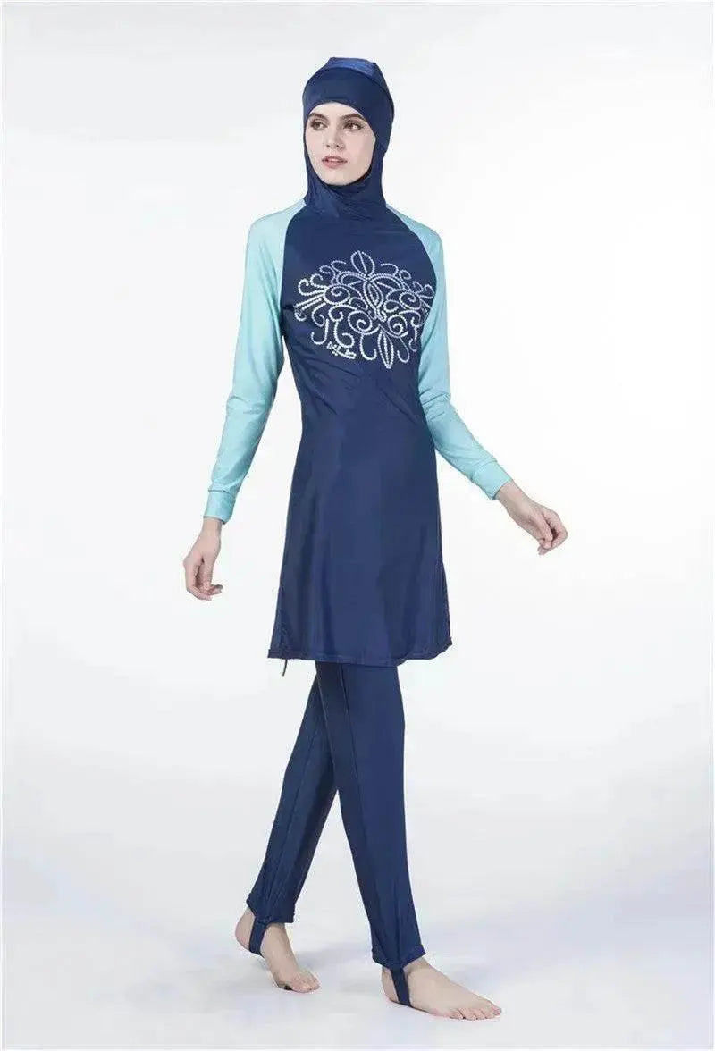 Arab  One Piece Swimsuit Women's Long Sleeve Swimsuit
