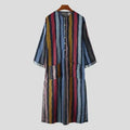 Arab Striped Printed Arab  Men's Robe