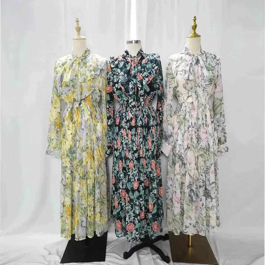Arabian Printed Dress chiffon Made