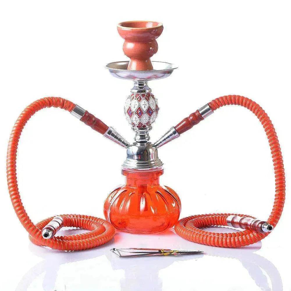 Arabian Shisha double pipe hookah set