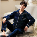 Autumn Pajamas – Flannel Trousers Sleepwear for Young Men