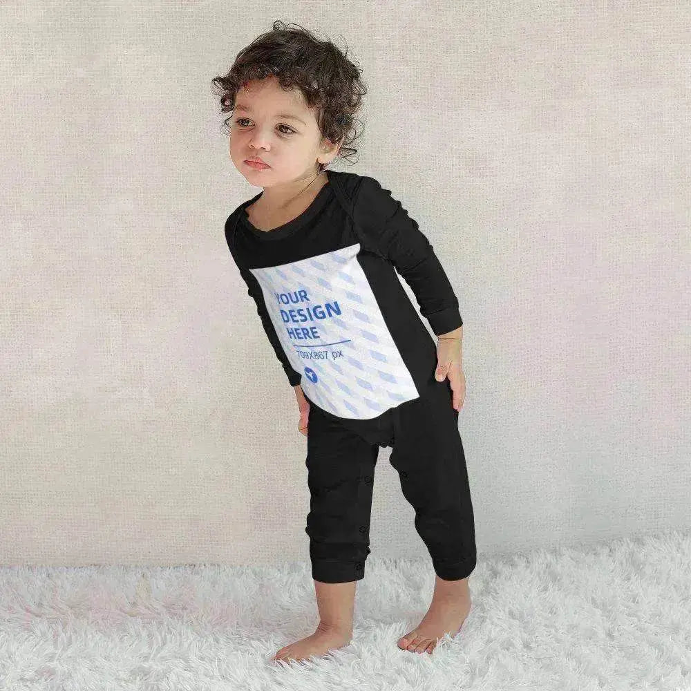 Baby's Comfortable Cotton Long Sleeve One Piece Personalized Wear