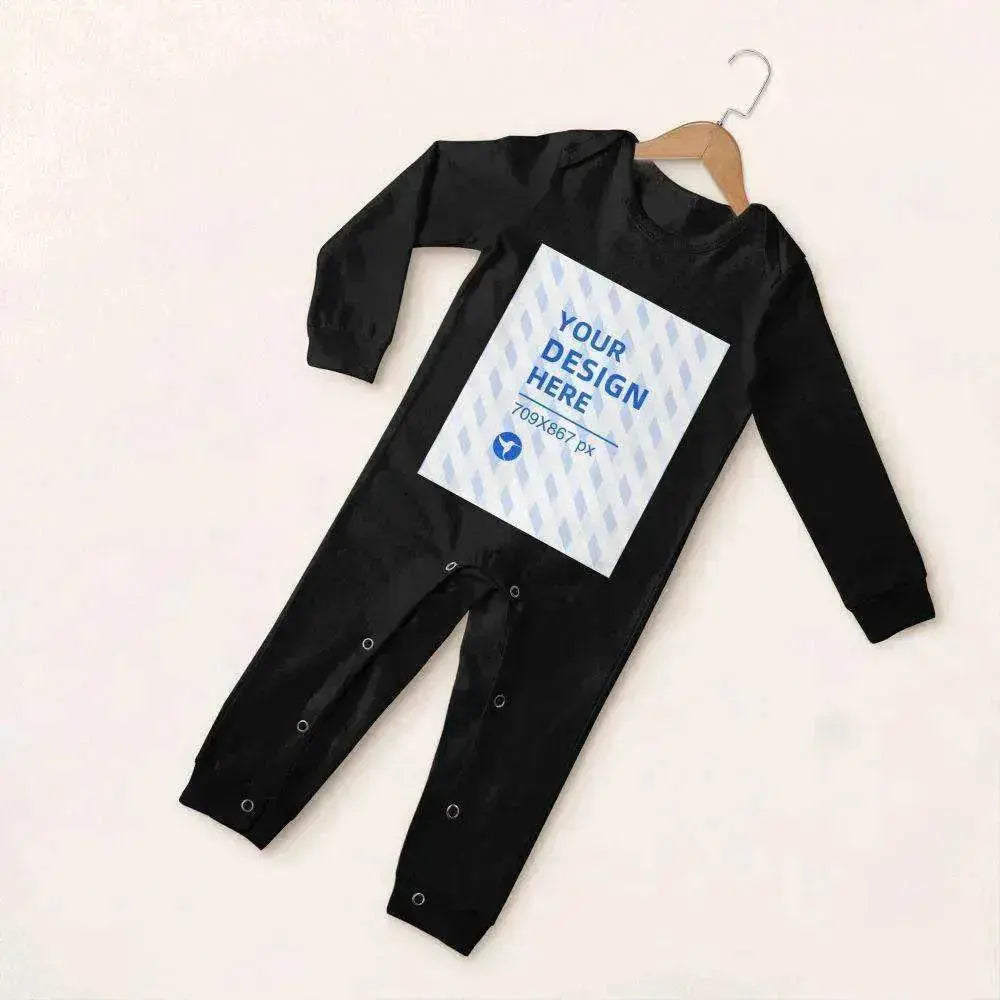 Baby's Comfortable Cotton Long Sleeve One Piece Personalized Wear
