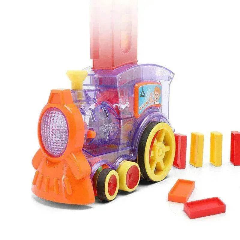 Building Blocks Train Toy Baby Car Puzzle Automatic Release