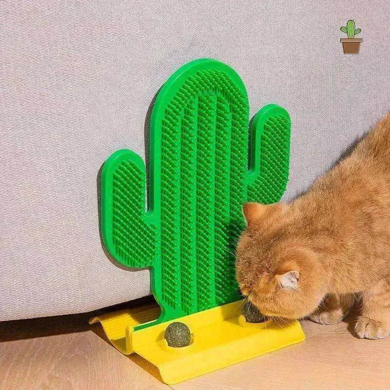 Cactus Design Cat Hair Scrubber Corner Tickle Toy