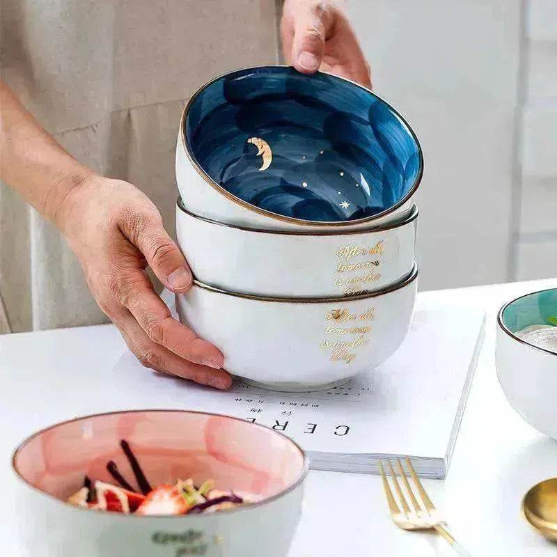 Ceramic Breakfast Salad & Eating Bowl