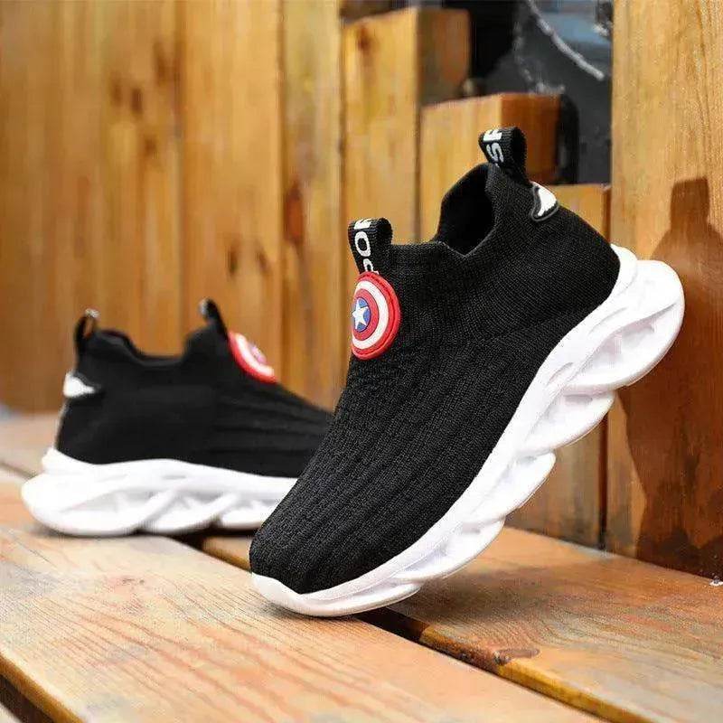 Children's Shoes Men's Knitted Shoes   Small White Shoes
