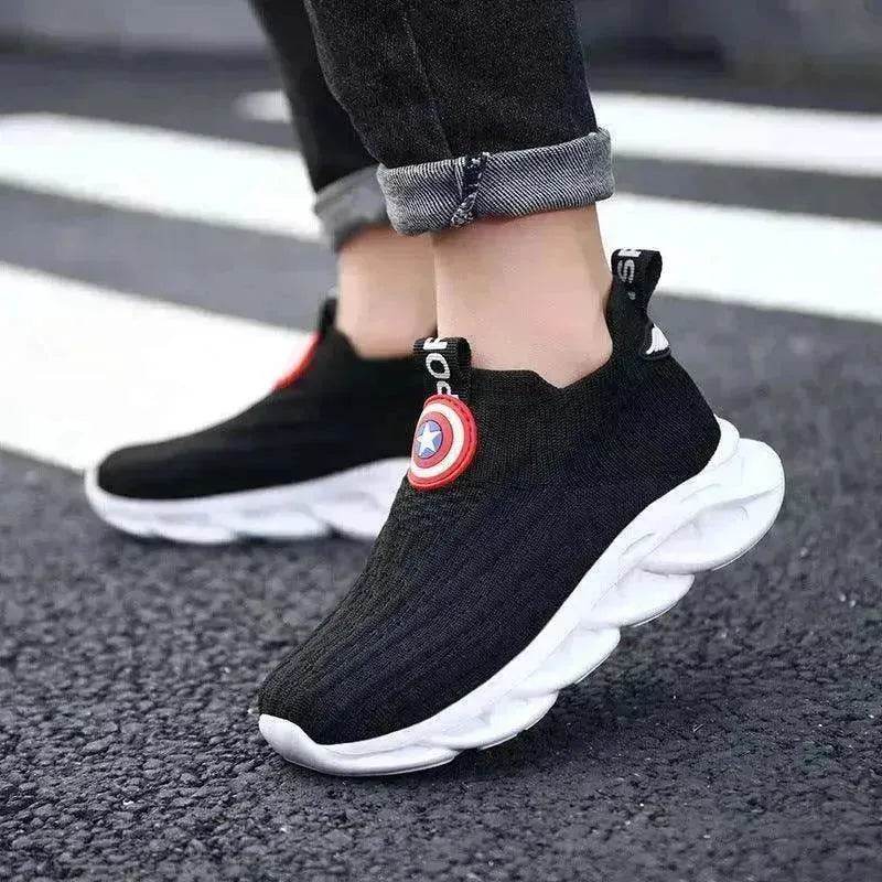 Children's Shoes Men's Knitted Shoes   Small White Shoes