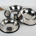 Classic Non slip Stainless Steel pet Feed Bowls