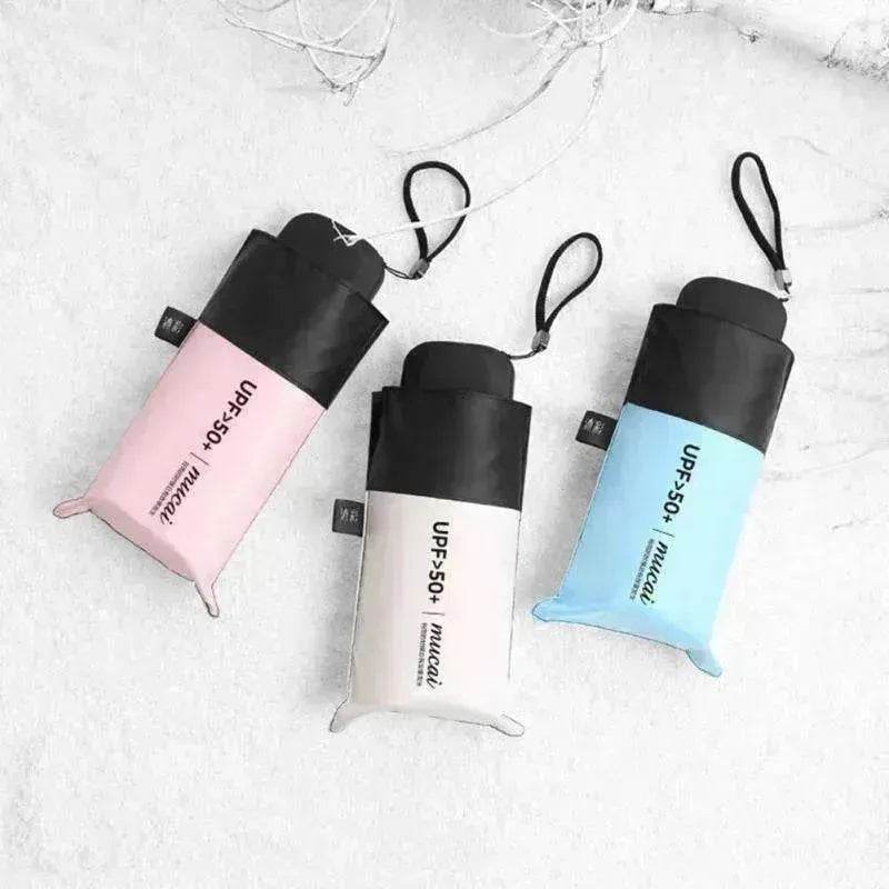 Compact UV-Proof Mini Umbrella: Windproof & Durable
