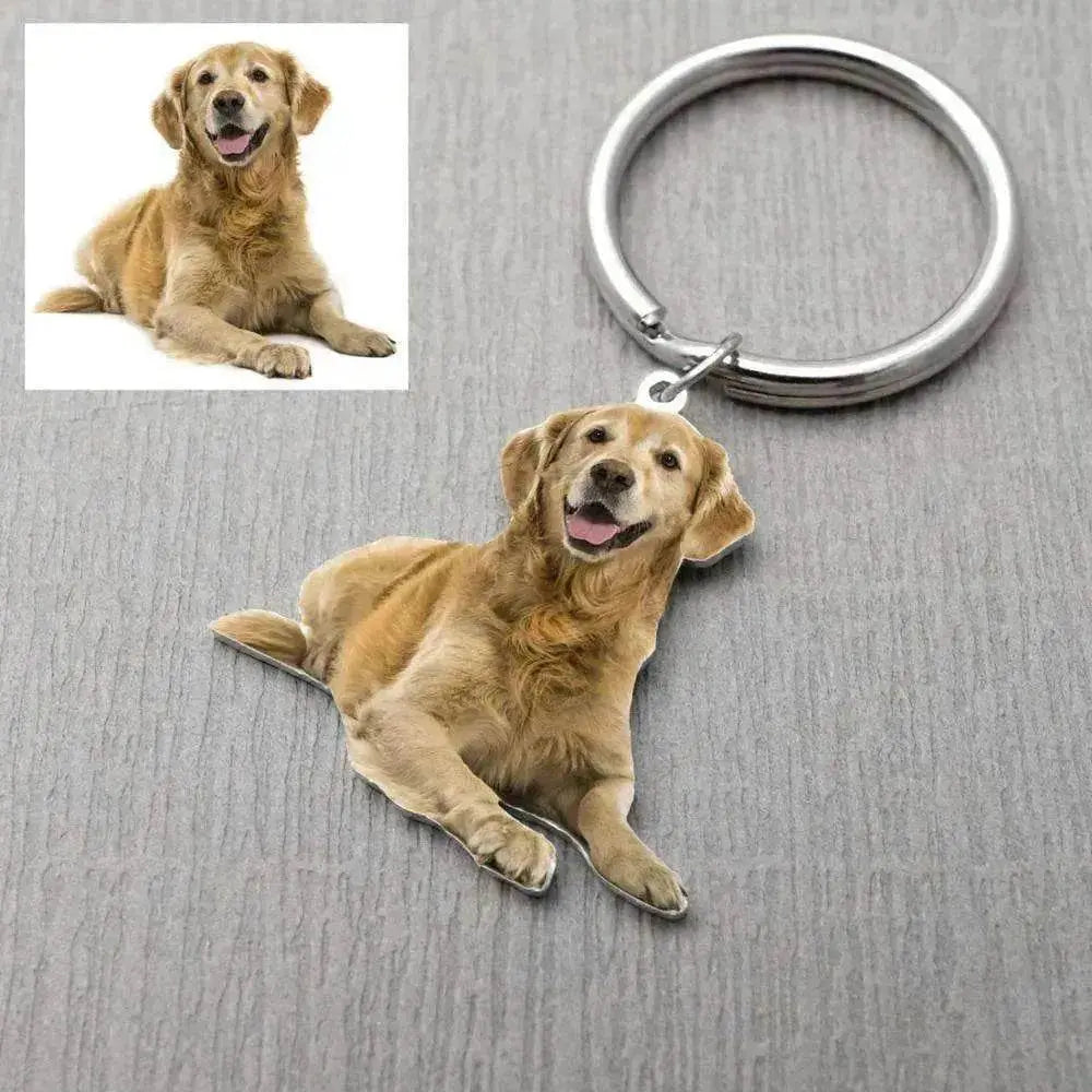 Costumed Picture Pet Memo Keyring Keychain