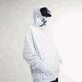 Creative Detachable High Neck Loose Hooded Men's Sweater