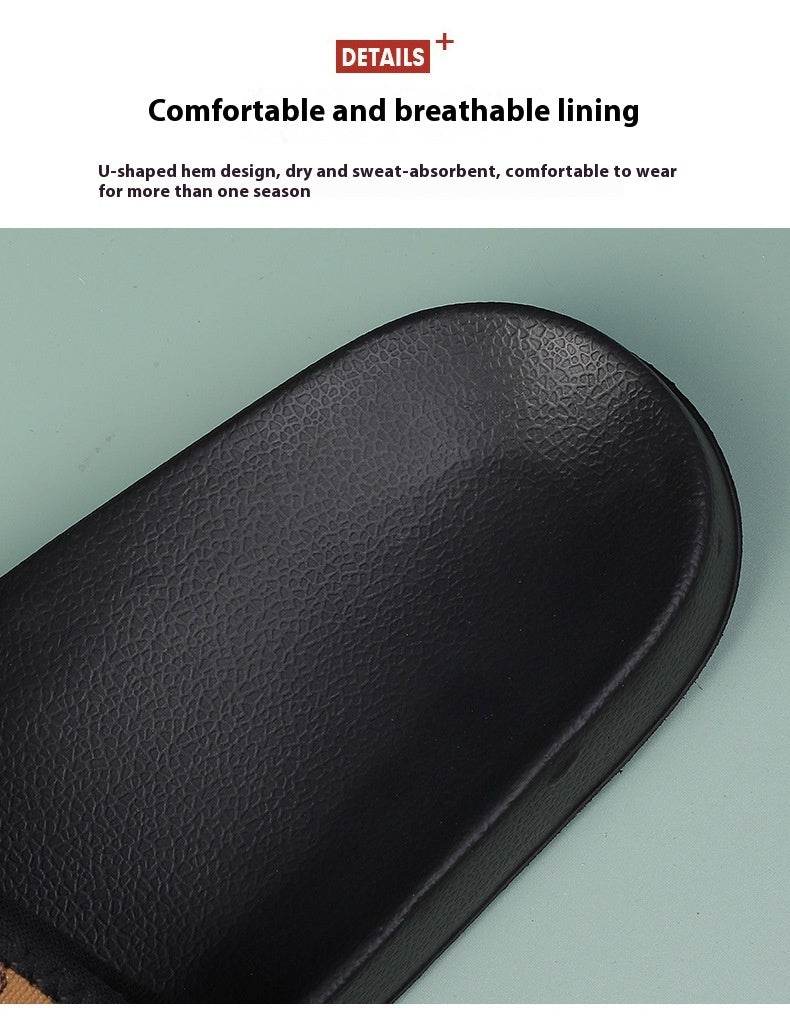 Cross-border Slippers Summer Outdoor Wear Niche High-grade Velcro Non-slip Beach Flip-flops Men