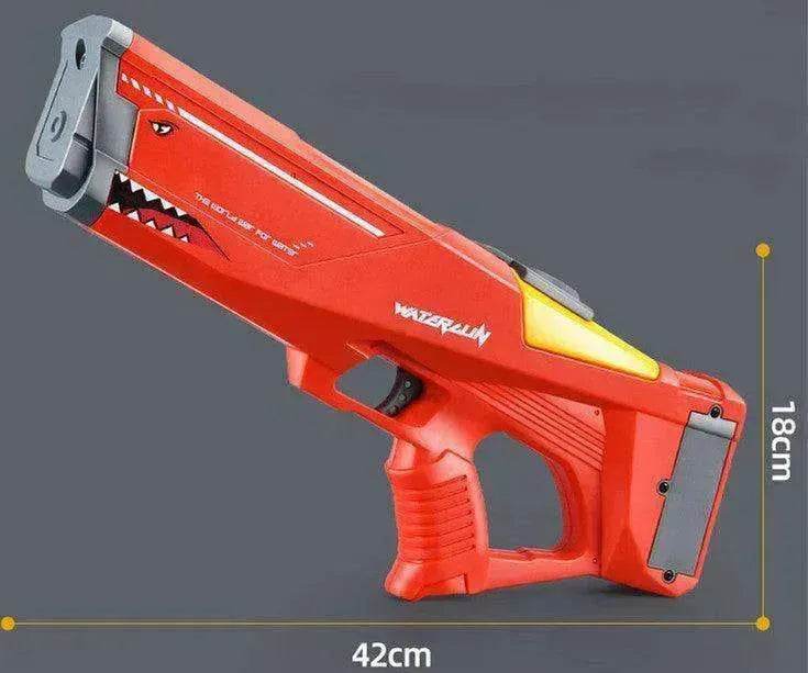 Electric Water Gun Shark Toy: High Pressure Outdoor Beach Fun!