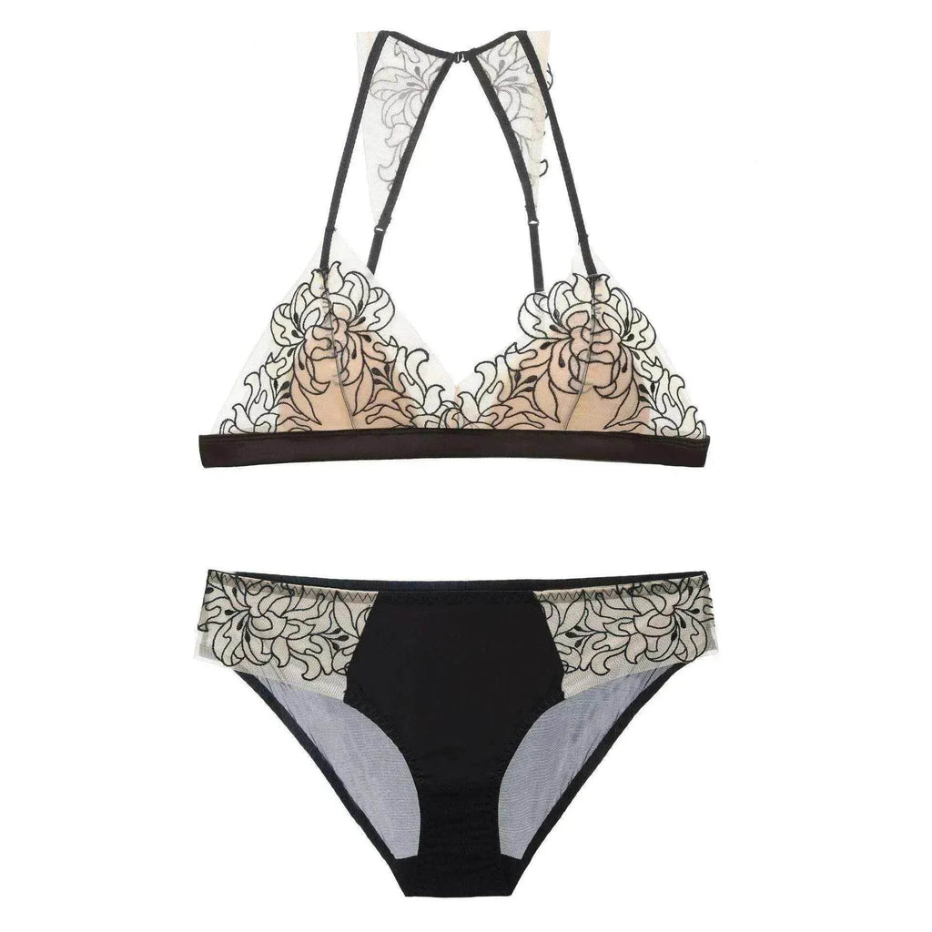 French Style Wind Lingerie Underwear Set