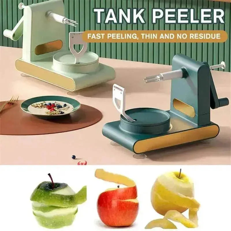 Hand Cranked Multifunctional Peeler Machine & Cutter & Slicer Tool