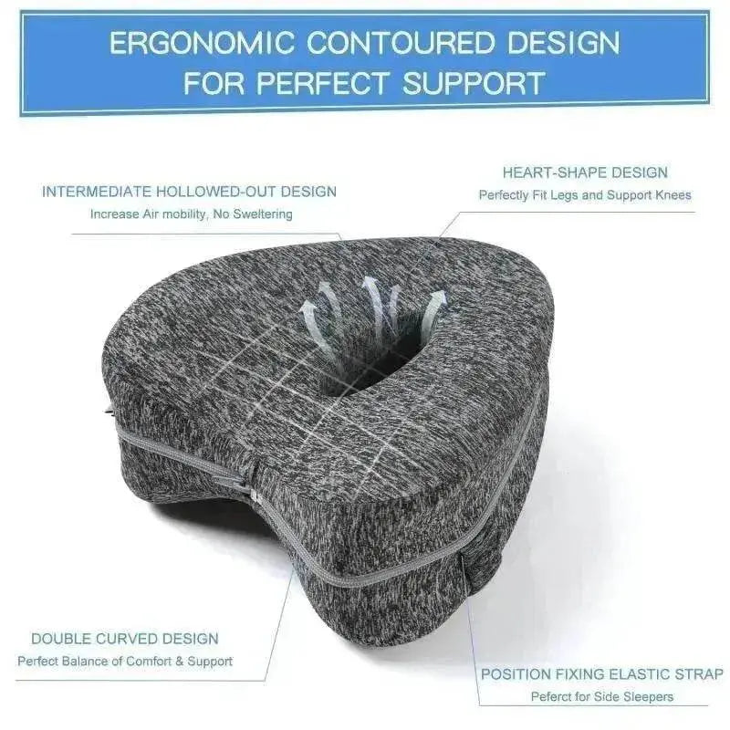 Heart Shaped Memory Foam Relaxing Leg Pillow