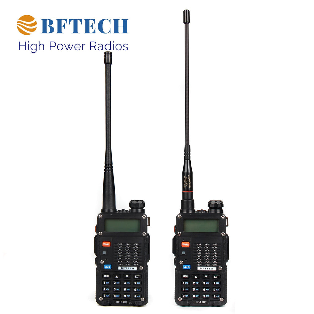 BFTECH BF-F8RT(UV-5R 4rd Gen, Model:UV-5X) 8-Watt Dual Band Two-Way Radio(2-pcs)