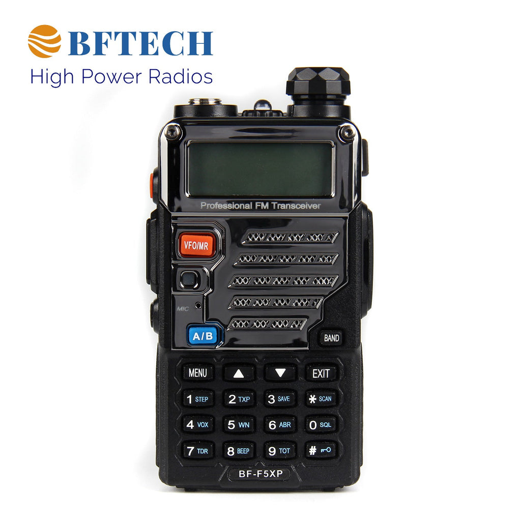 BFTECH BF-F5XP 5 watt dual band radio: vhf/uhf amateur (ham) portable two-way radio (ic certified:25769-bfuv8988)