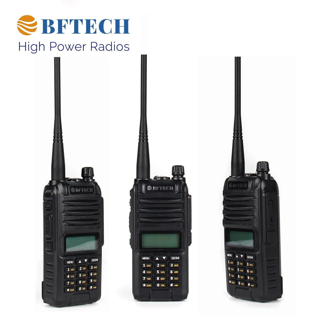 BFTECH BF-F8X3 Tri-band 8 watt vhf 1.25m uhf 136-174/220-260/400-520mhz portable amateur ham two way radio