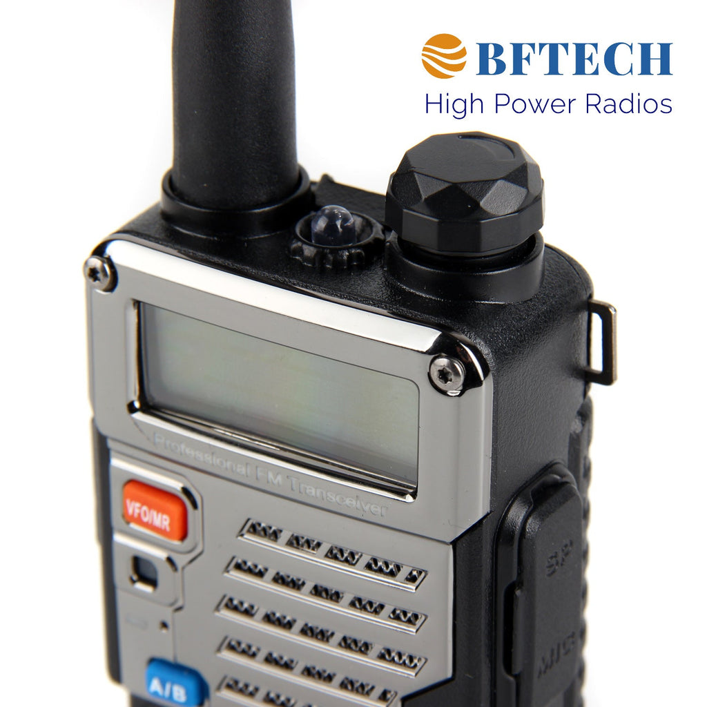 BFTECH BF-F5XP 5 watt dual band radio: vhf/uhf amateur (ham) portable two-way radio (ic certified:25769-bfuv8988)
