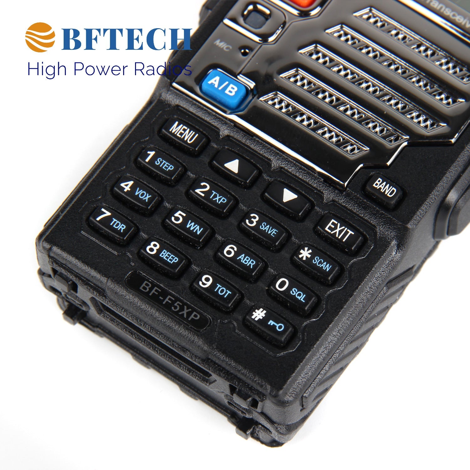 BFTECH BF-F5XP 5 watt dual band radio: vhf/uhf amateur (ham) portable two-way radio (ic certified:25769-bfuv8988)
