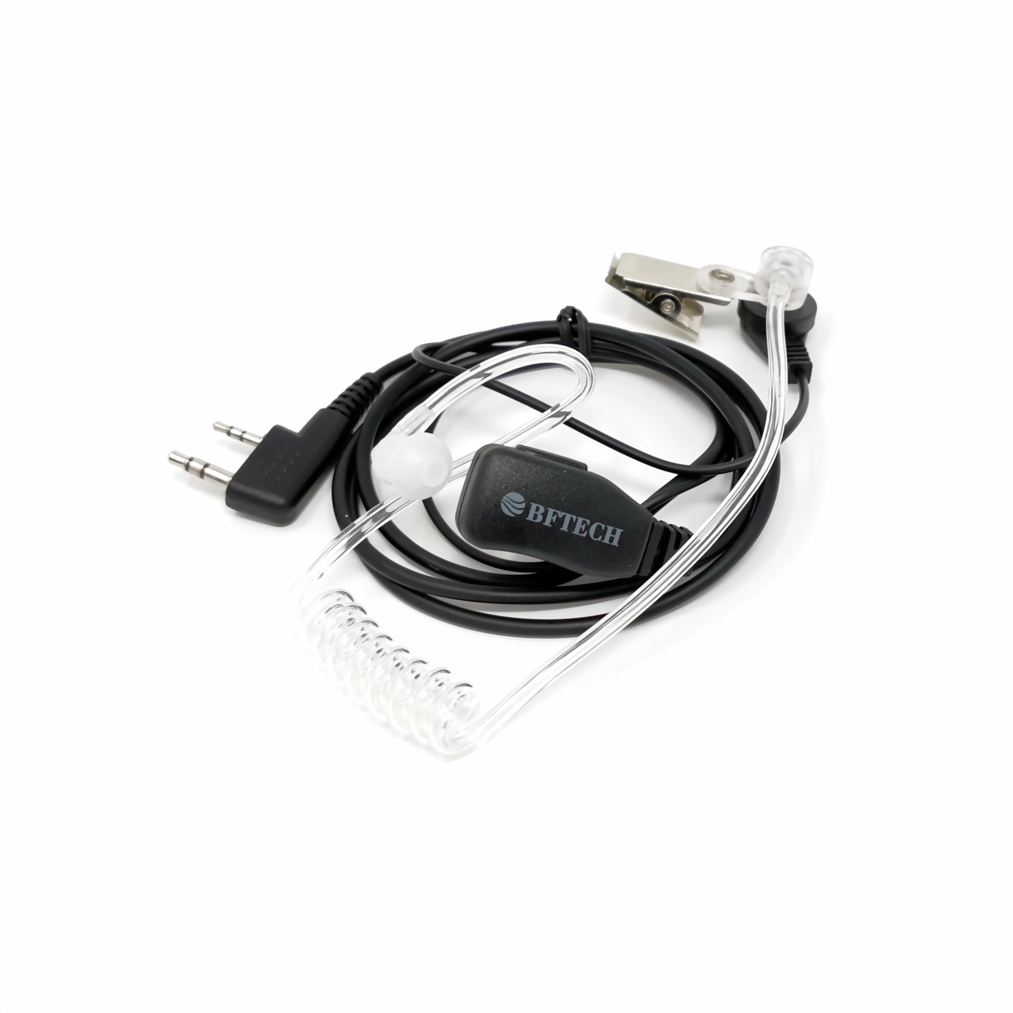 BFTECH HP-1000 2 pin ptt mic covert acoustic tube earpiece headset for kenwood tyt baofeng uv5r 888s retevis bftech f8rt radio