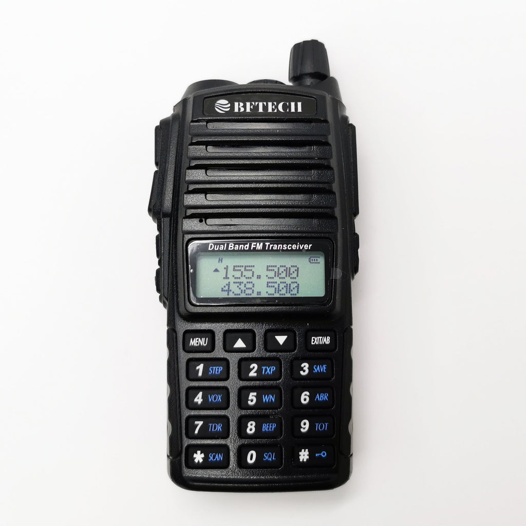 BFTECH UV-82RT High Power 8-watt dual band radio (vhf)/(uhf) amateur (ham) portable two-way