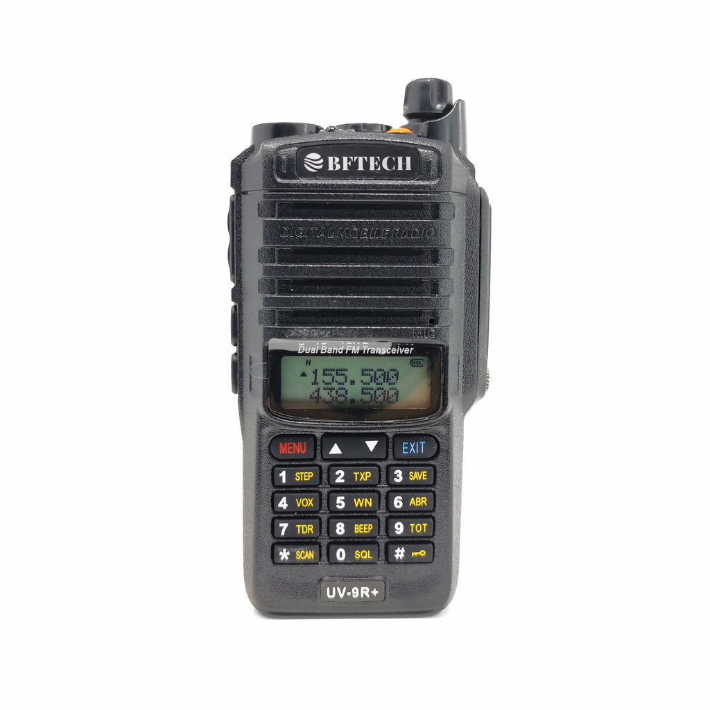 BFTECH UV-9R+ Handheld Walkie Talkie 8W uhf vhf uv dual band ip67 waterproof two way radio