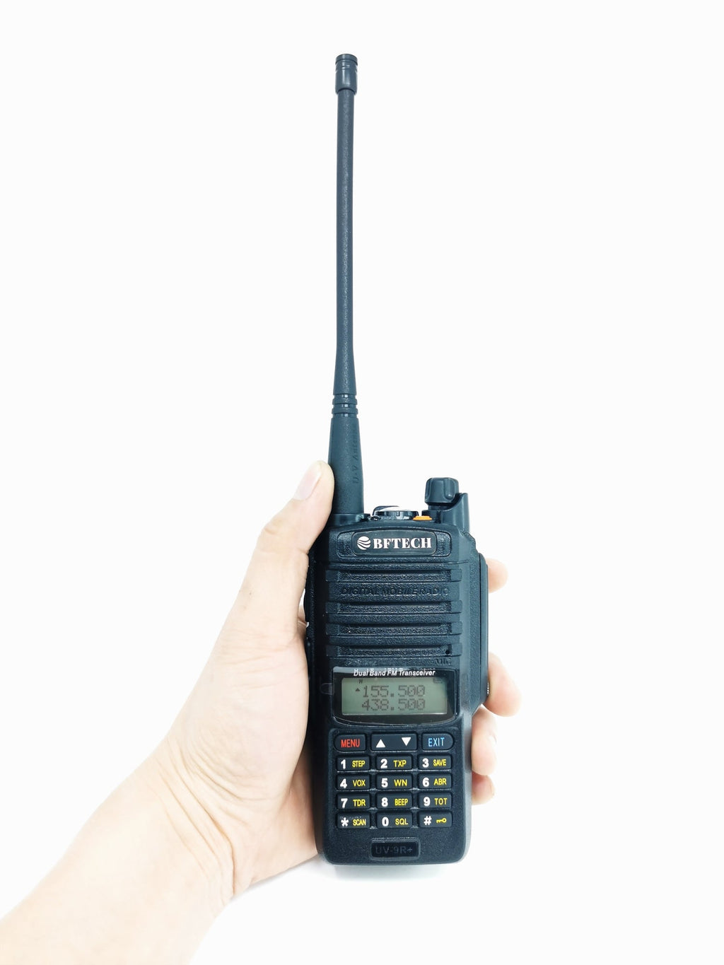 BFTECH UV-9R+ Handheld Walkie Talkie 8W uhf vhf uv dual band ip67 waterproof two way radio