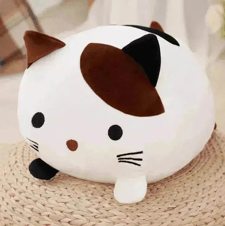 Kawaii Plush Cat Pillow: Soft, 30cm, Cartoon Animal Doll. Great for Kids!