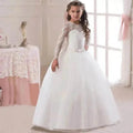 Kids Long Flower Girl Dress Dress