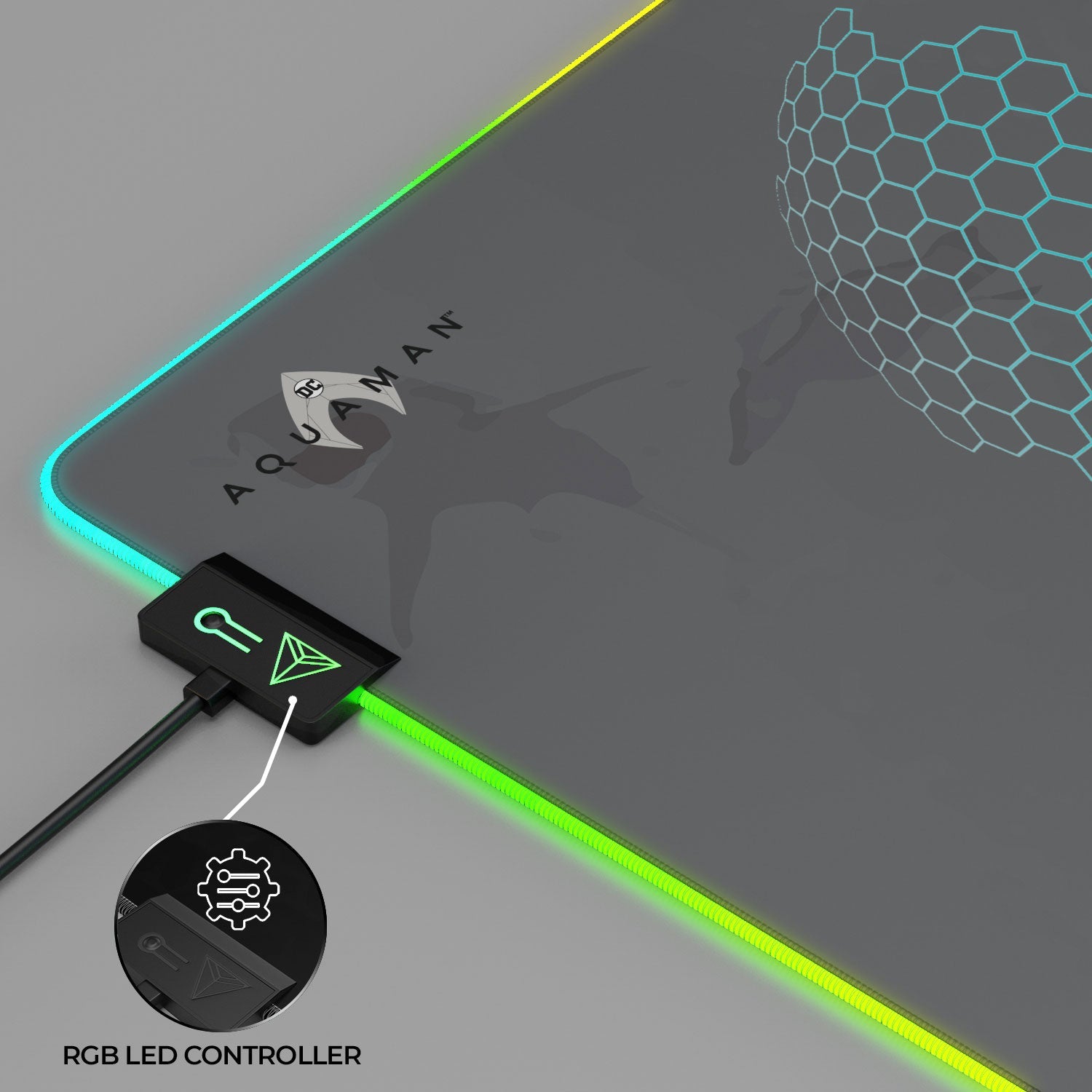 Aquaman Vs. Black Manta Gaming Mouse Pad
