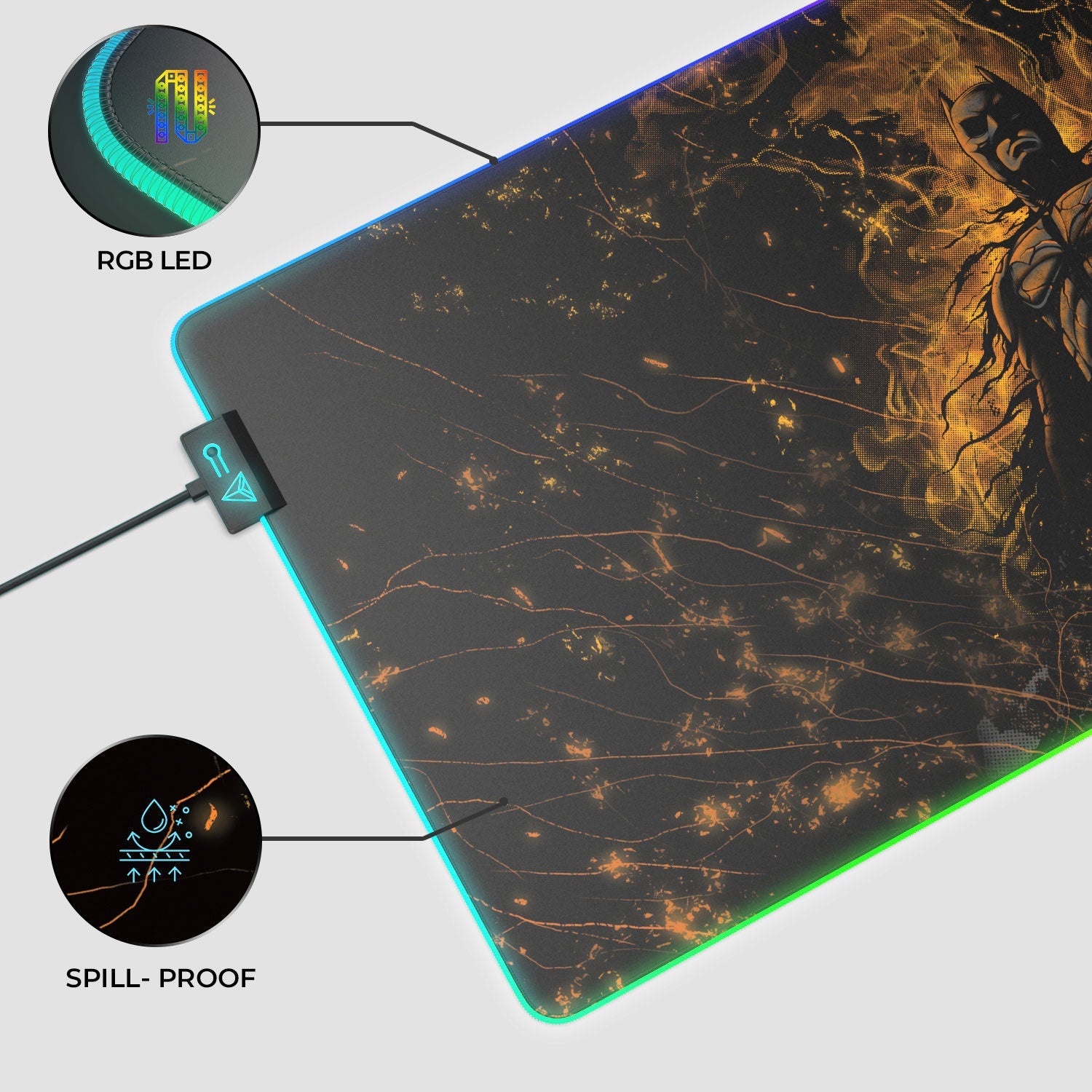 The Dark Knight Rises Gaming Mouse Pad