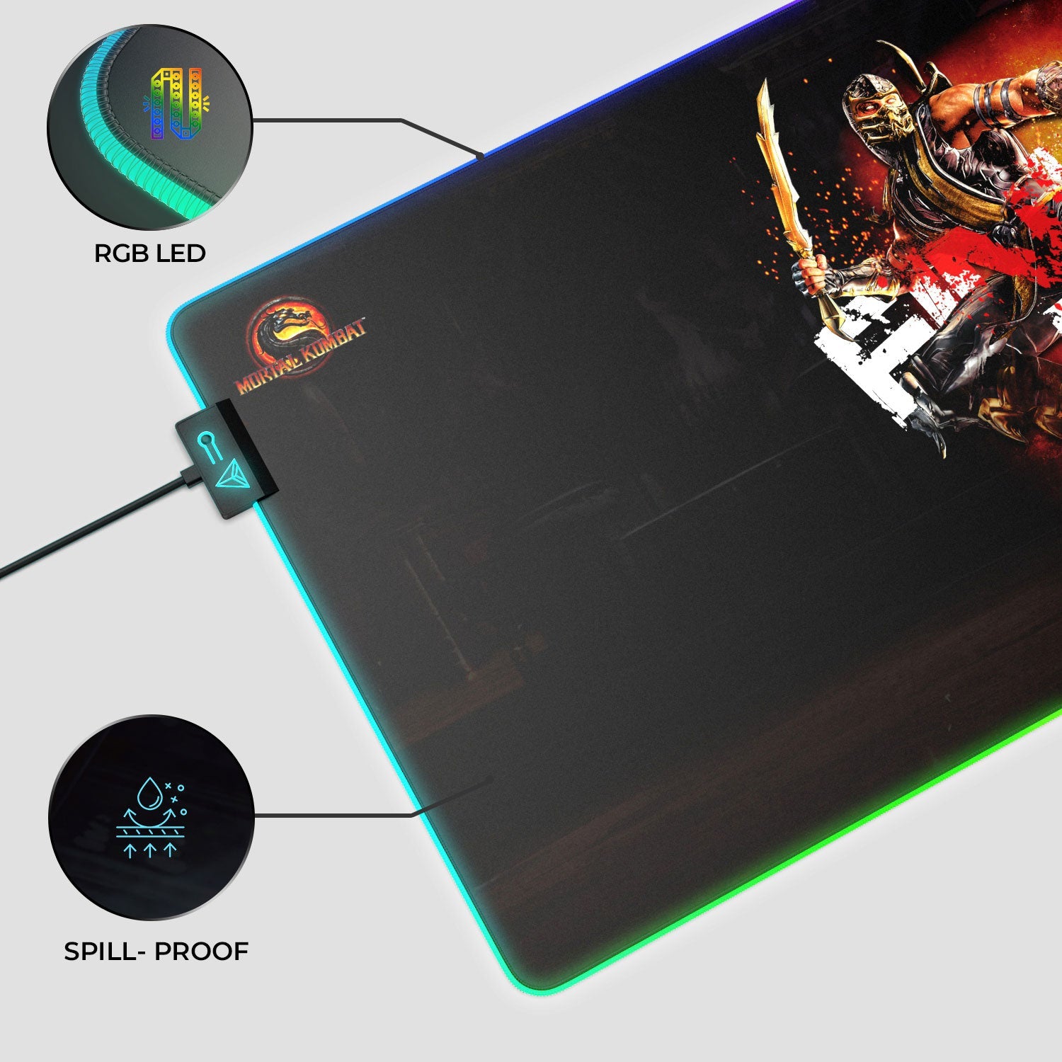 Mortal Kombat - FINISH HIM Gaming Mouse Pad