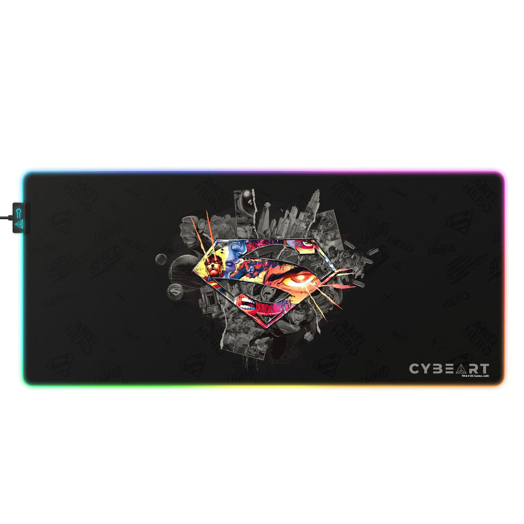 Superman Shield Emblem Gaming Mouse Pad