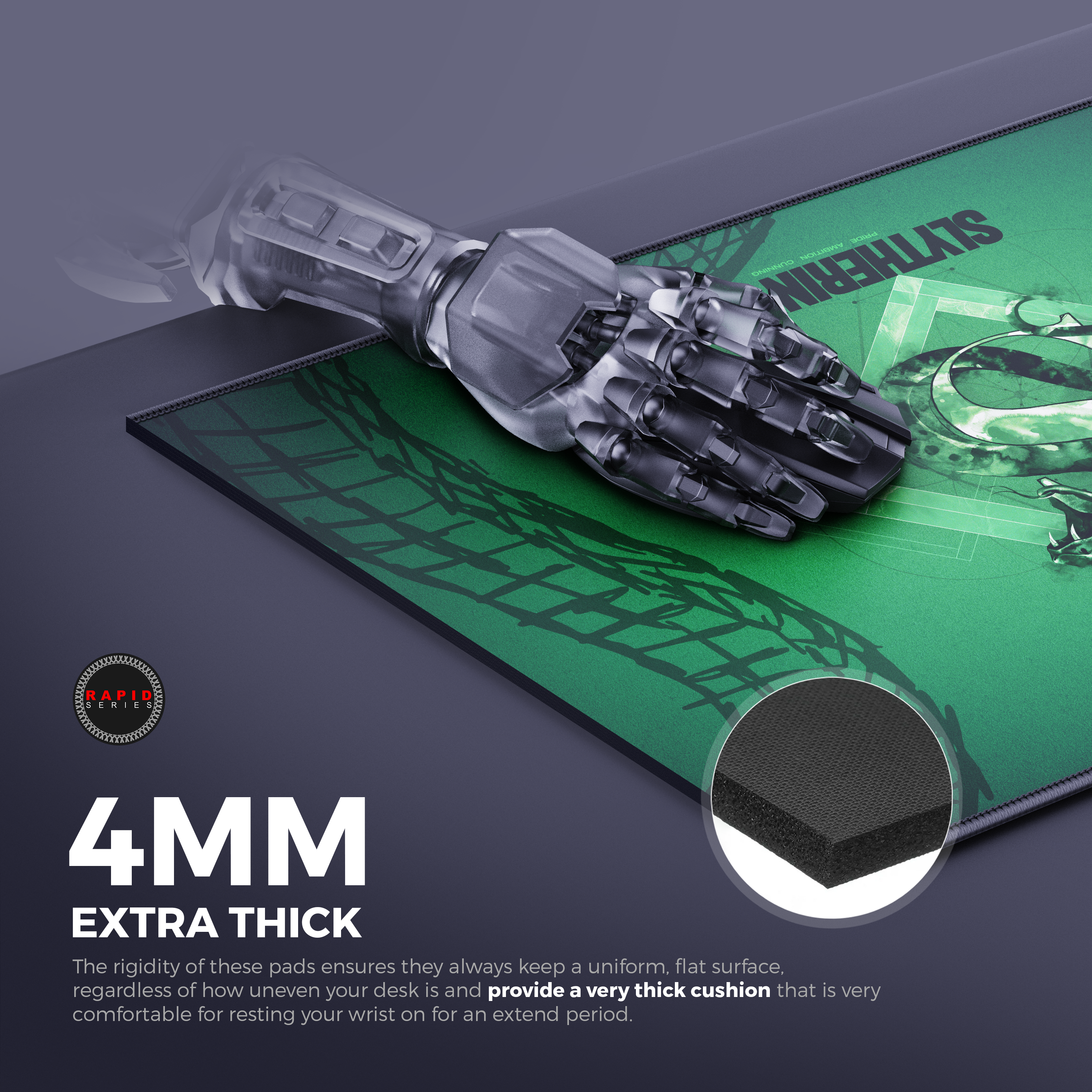 Slytherin Gaming Mouse Pad