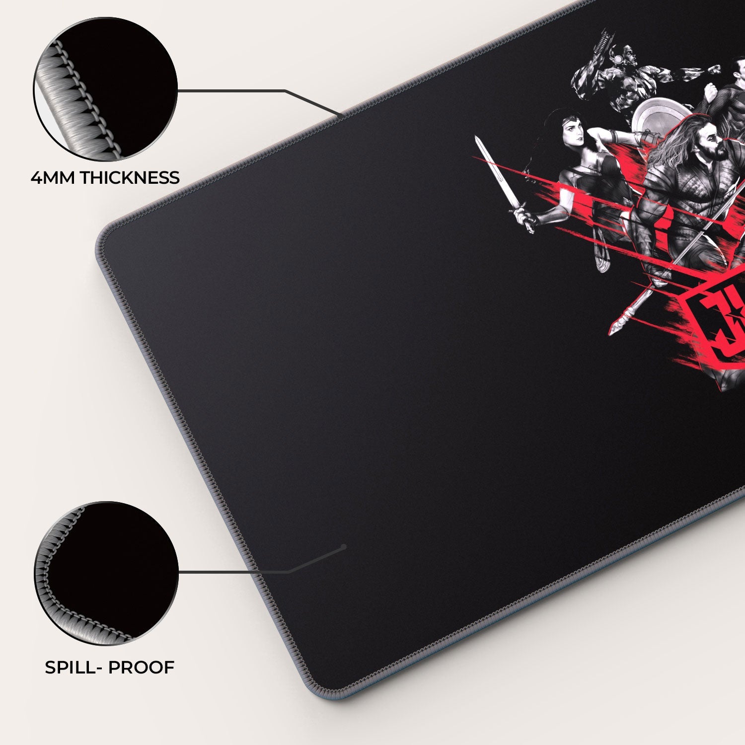 Justice League - Ready For Fight Gaming Mouse Pad