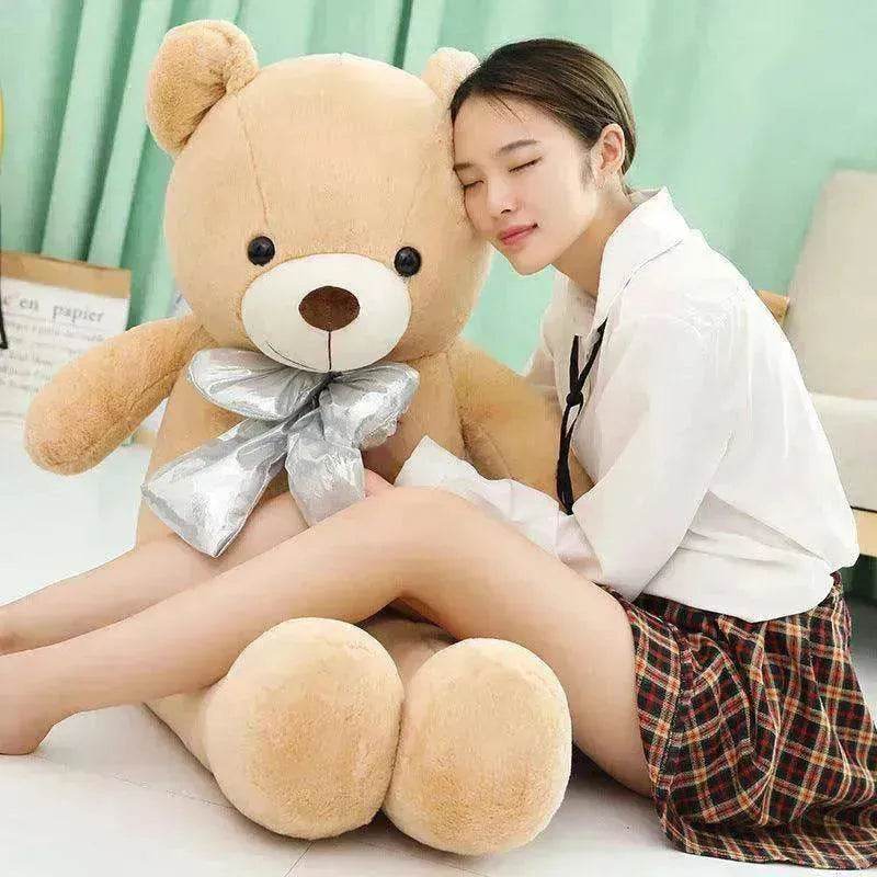 Macaron Teddy Bear Plush: Soft 80-100cm Cotton Toy
