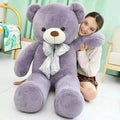 Macaron Teddy Bear Plush: Soft 80-100cm Cotton Toy