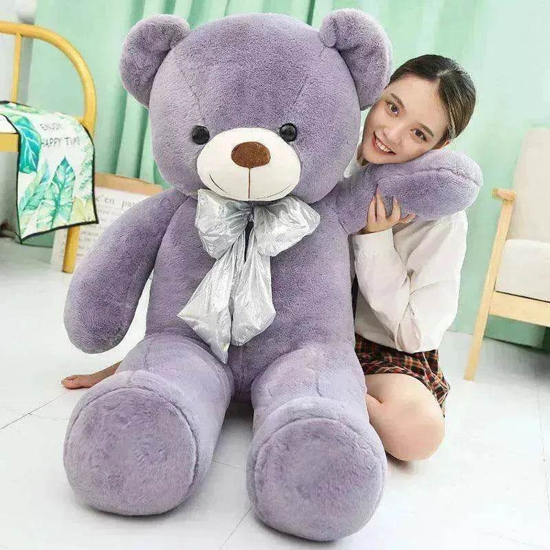 Macaron Teddy Bear Plush: Soft 80-100cm Cotton Toy