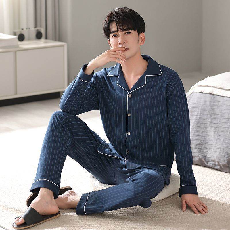 Thin Pajama Pants – Men’s Cotton Loose Home Wear for All Seasons