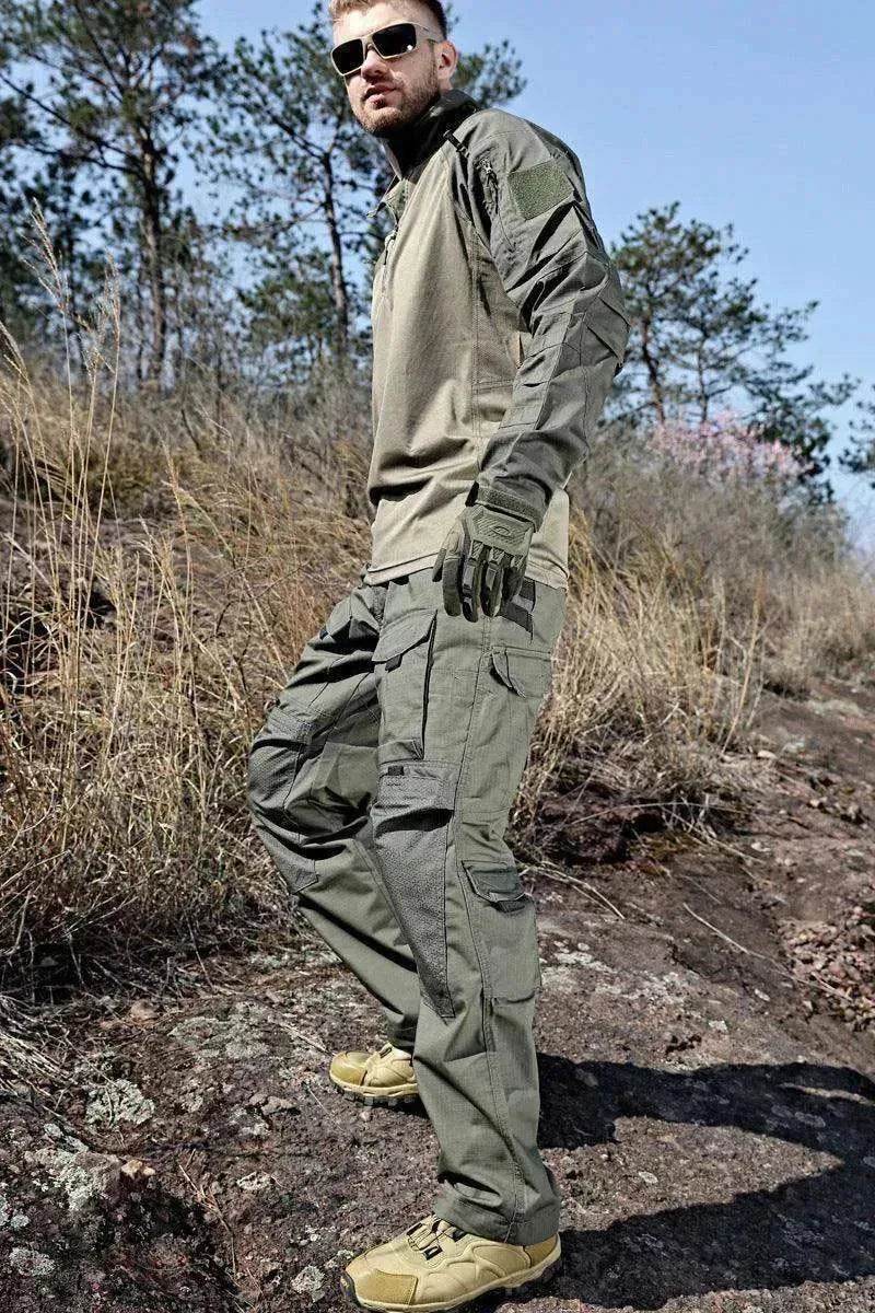 Men's Long Sleeve Spring And Autumn Training Wear Camouflage Suit