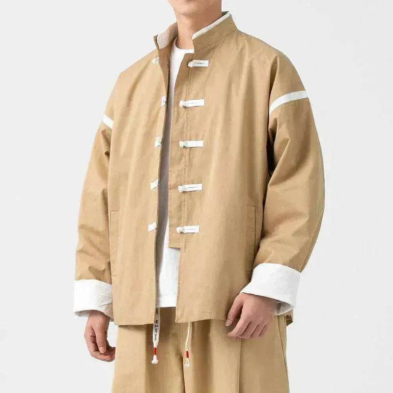 Men's Martial Arts Kung Fu Tang Style Plus Size Jacket