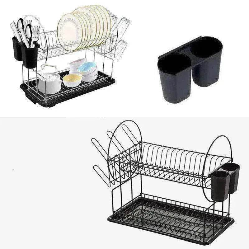 Narrow Simple Style Bowl And Dishes Drying And Draining Storage Rack